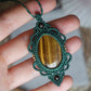 Moosachat Makramee Kette ~ Sylphira
