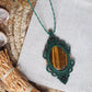 Moosachat Makramee Kette ~ Sylphira