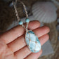 Larimar Makramee Kette ~ Aquallina