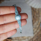 Larimar Makramee Armand ~ 925 Silber Unikat 15