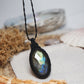 Labradorit Makramee Kette ~ Nymira