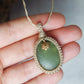 Jade Makramee Kette ~ Mossalia