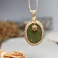 Jade Makramee Kette ~ Mossalia
