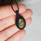 Labradorit Makramee Kette ~ Thalira