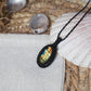 Labradorit Makramee Kette ~ Thalira