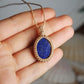 Lapislazuli Makramee Kette ~ Aelith