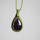 Amethyst Makramee Kette ~ Neralia