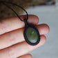Jade Makramee Kette ~ Sylmira