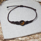 Tigerauge Makramee Armband