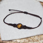 Tigerauge Makramee Armband