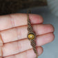 Tigerauge Makramee Armband