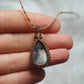 Dentriten-Opal Makramee Kette ~ Nymelia