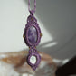 Tiffany Stone (Opalfluorit) Makramee Kette ~ Windzauber