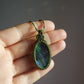 Abalone Makramee Kette ~ Waldgeheimnis