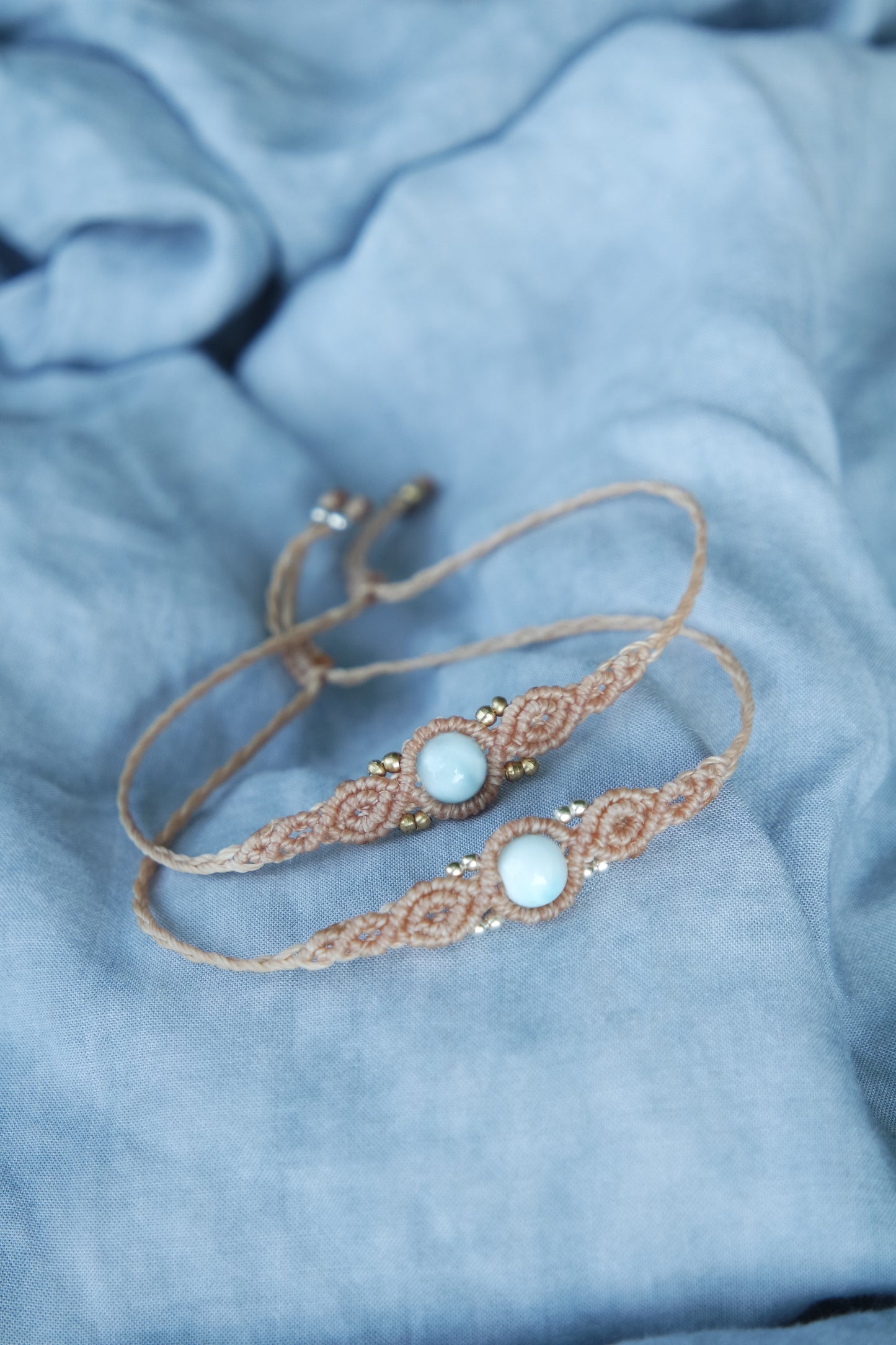 Larimar Makramee Armand ~ SONNENWELLE