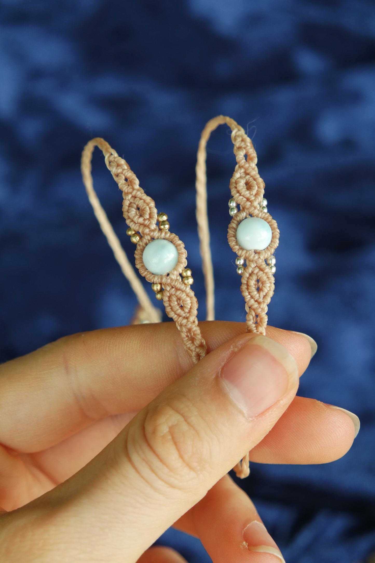 Larimar Makramee Armand ~ SONNENWELLE