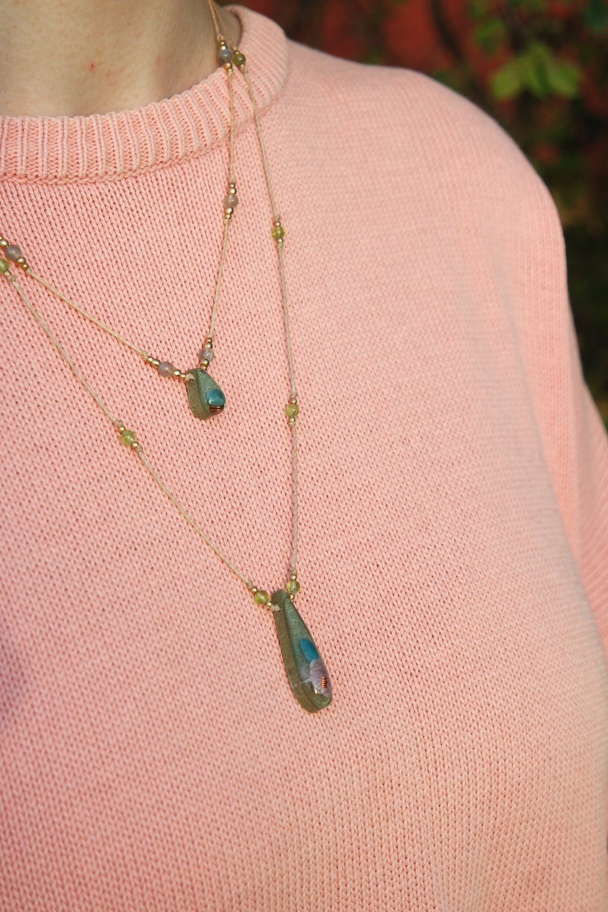 Simply Compassionate APATIT, PERIDOT Kette