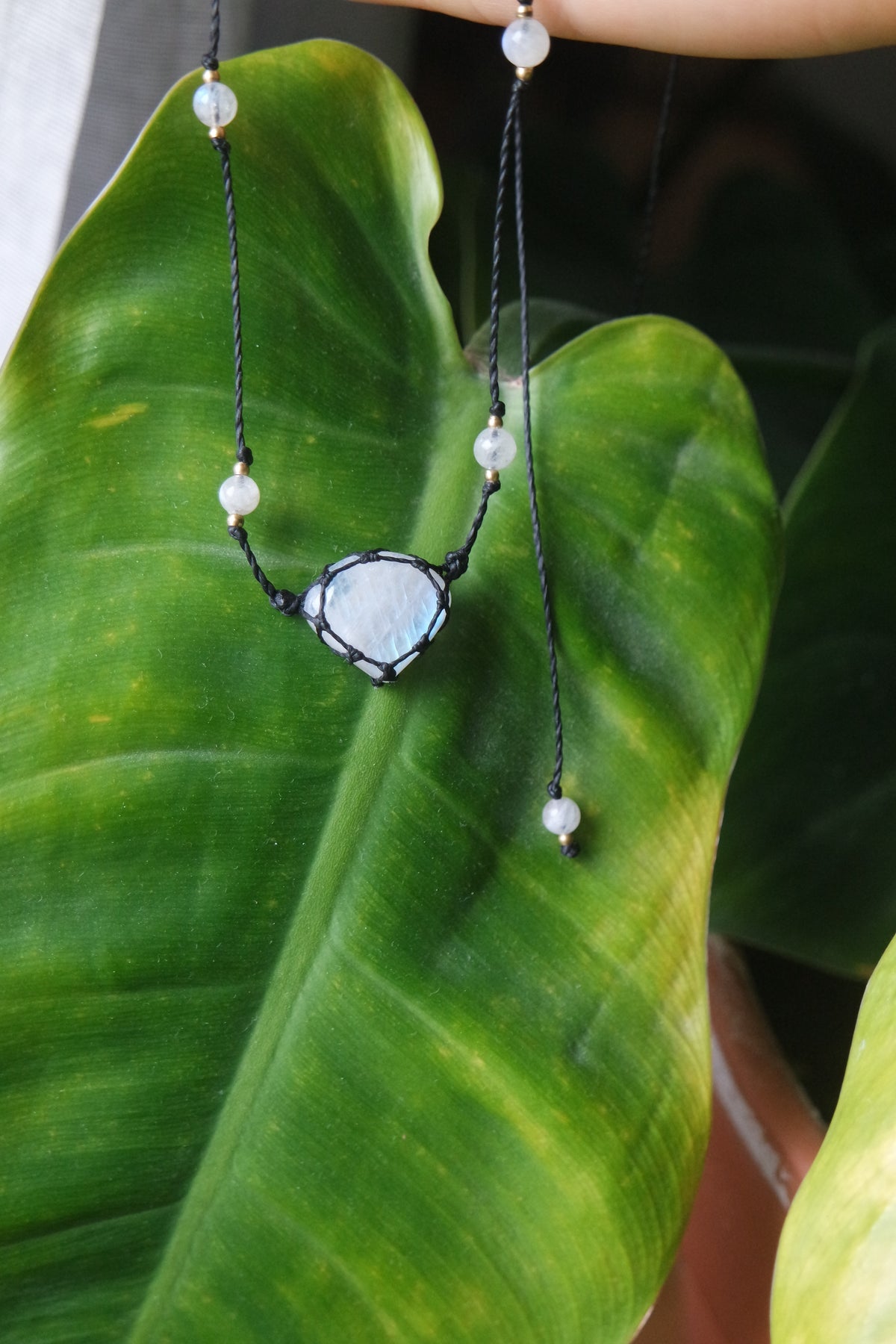 Simply Shimmer WEIßER LABRADORIT Kette