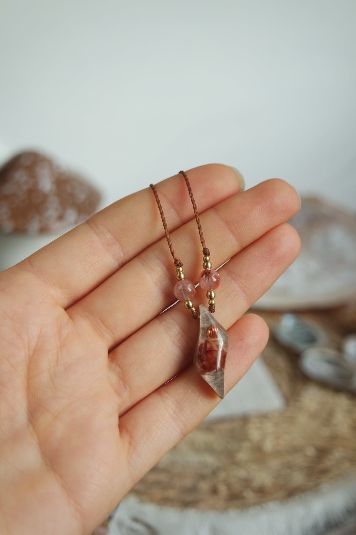 Simply Creative FEUERQUARZ Kette
