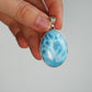 Larimar Anhänger 925 silber ~ L219