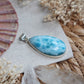 Larimar Anhänger 925 silber ~ L168