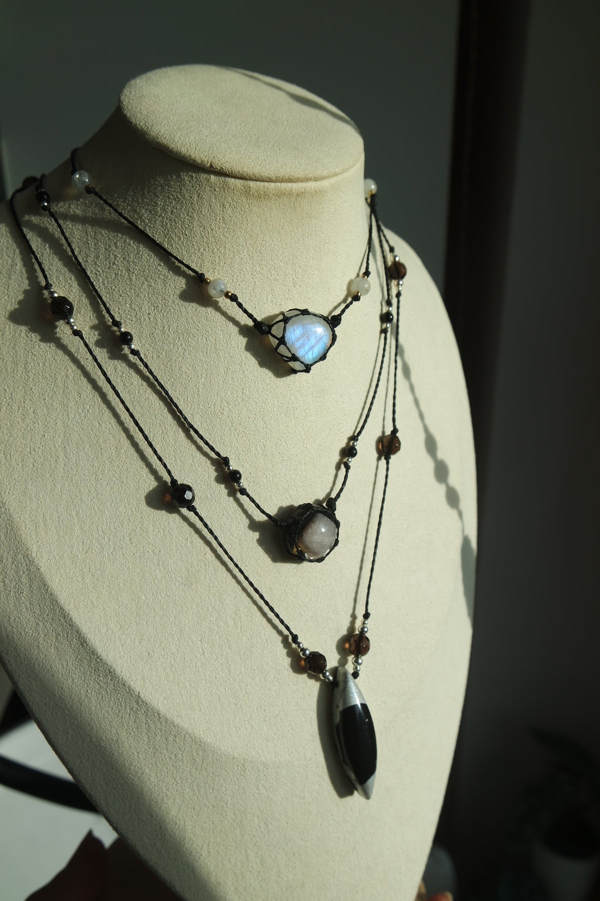 Simply Shimmer WEIßER LABRADORIT Kette