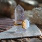 Äthiopischer Opal Ring GOLD 925 Silber vergoldet ~ OE204