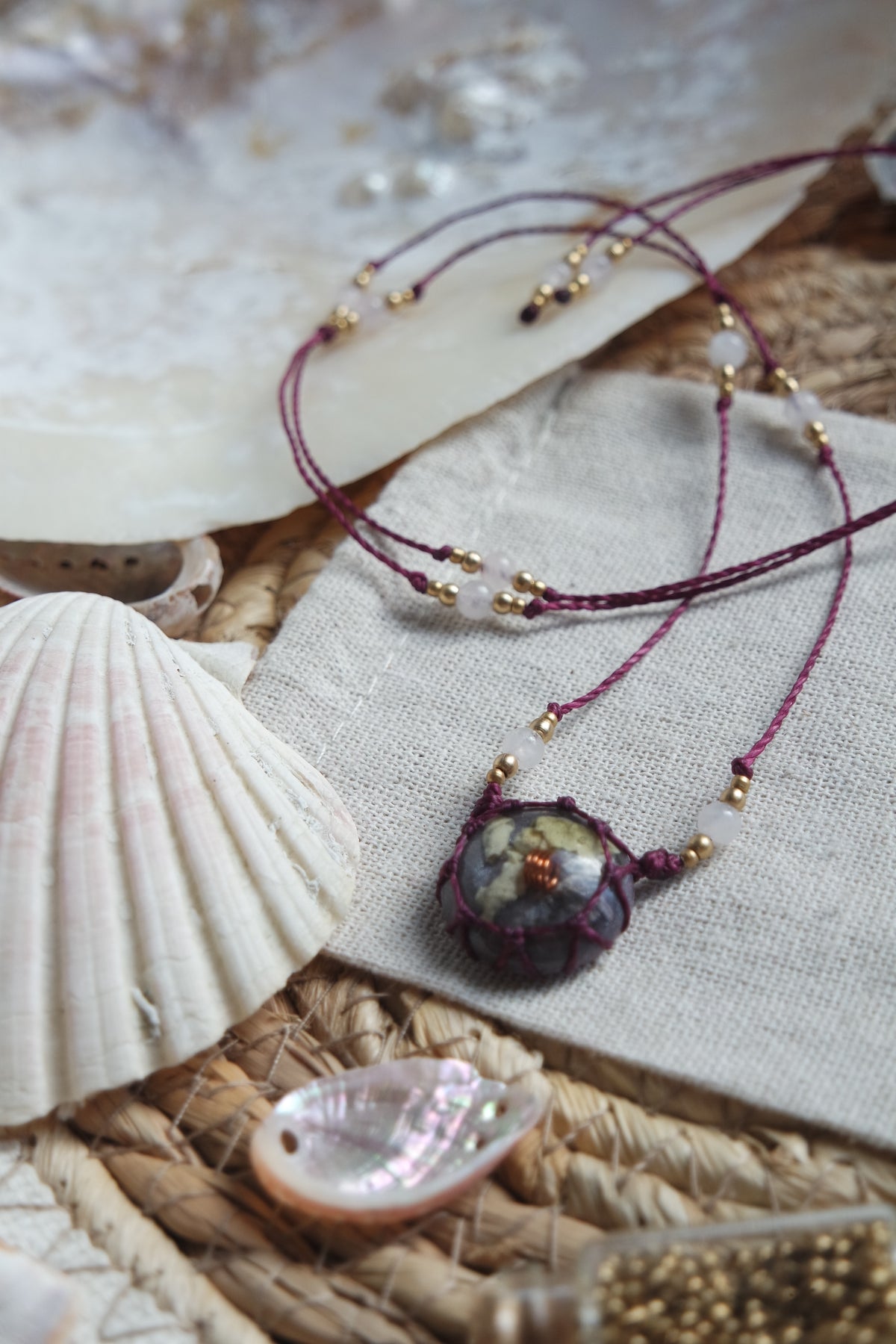 Simply Blooming INKLUSIONSQUARZ Kette