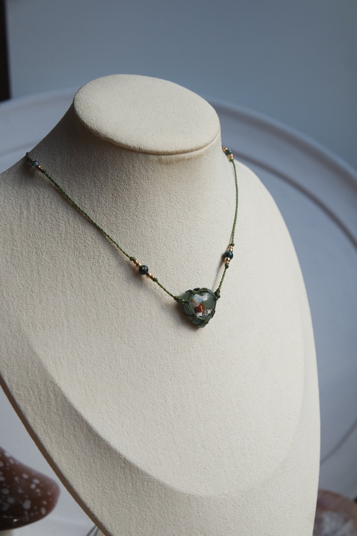 Simply Flowing MOOSACHAT, JADE Kette