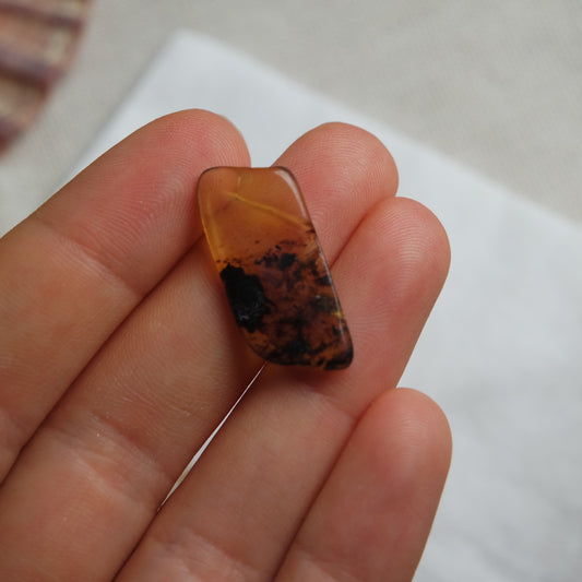 Bernstein Cabochon aus der Karibik ~ B7