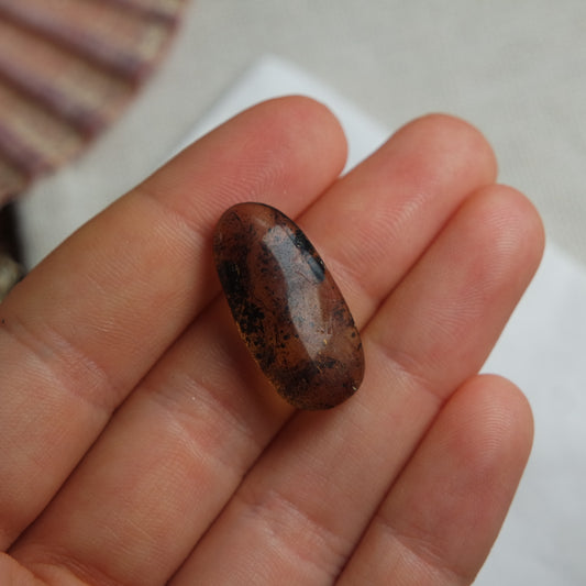 Bernstein Cabochon aus der Karibik ~ B12