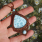 Larimar Makramee Kette