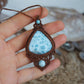 Larimar Makramee Kette