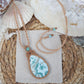 Larimar Makramee Kette