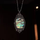 Abalone Makramee Kette ~ Waldschimmer