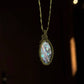 Abalone Makramee Kette ~ Waldgeheimnis
