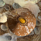 Tigerauge Makramee Kette ~ Herbstleuchten