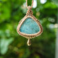 Larimar Makramee Kette