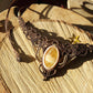 Honig Calcit Makramee kette ~ Collier