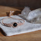 Onyx Makramee Armband