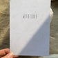 With love Postkarte